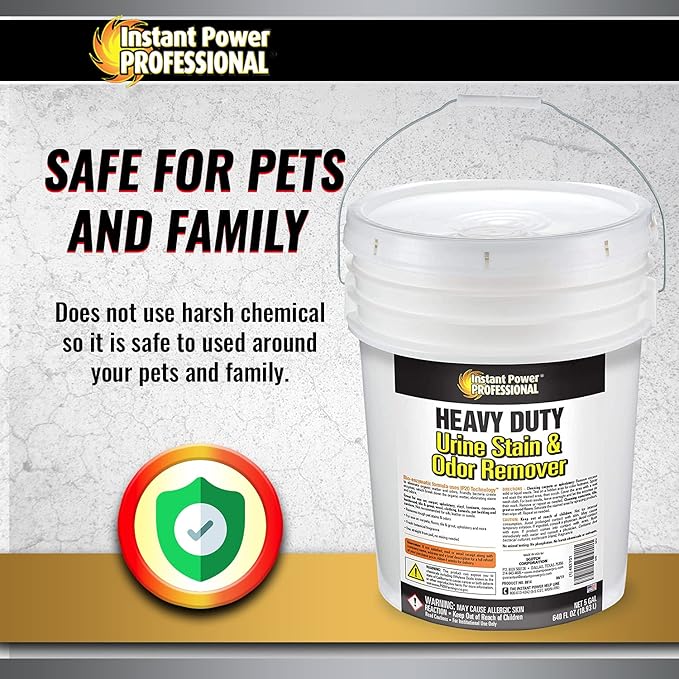 Instant Power Professional Heavy Duty Urine Stain & Odor Remover, 640 Fl Oz
