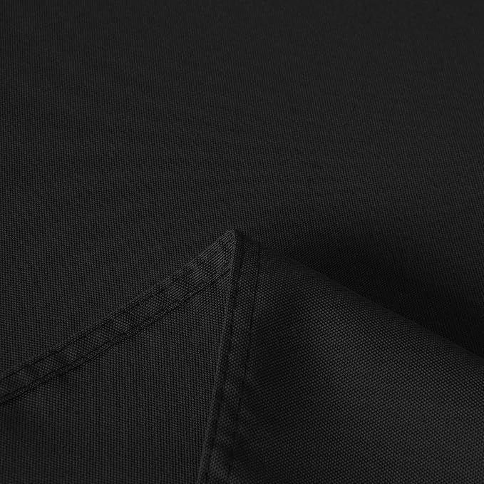 sancua Rectangle Tablecloth - 70 x 90 Inch - Stain and Wrinkle Resistant Washable Polyester Table Cloth, Decorative Fabric Table Cover for Dining Tables, Buffet Parties and Camping, Black
