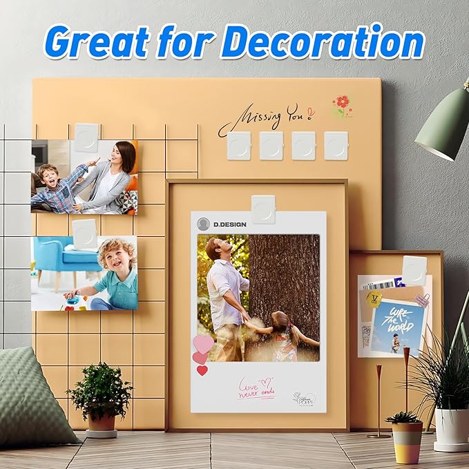 VNDUEEY 24Pcs Whiteboard Magnets, Strong Magnetic Clips Refrigerator Magnet, Magnet Clips Heavy Duty, White Metal Clip with Magnets for Home, Office, Classroom Teacher Supplies