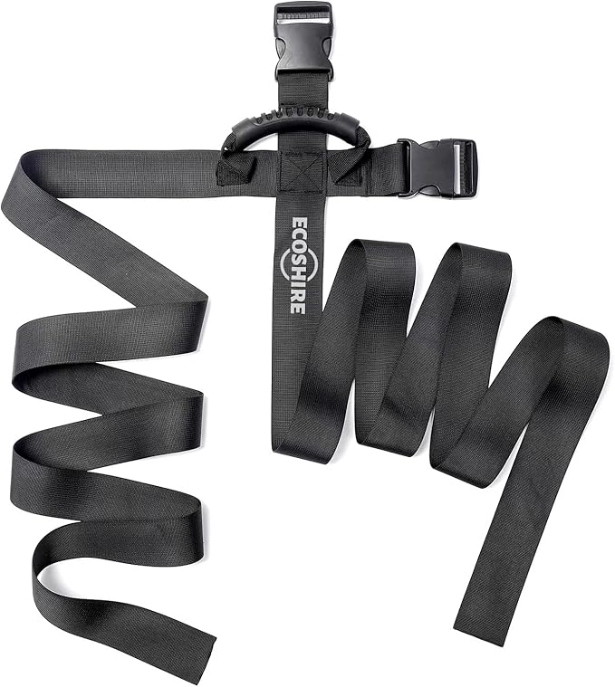 Box Carrying Strap with Handle, Handheld Belt for Safely Moving and Lifting Heavy Boxes, Adjustable Belt, Cross Style Carry Straps, Suitable for Groceries, Luggage (118.1 inch)