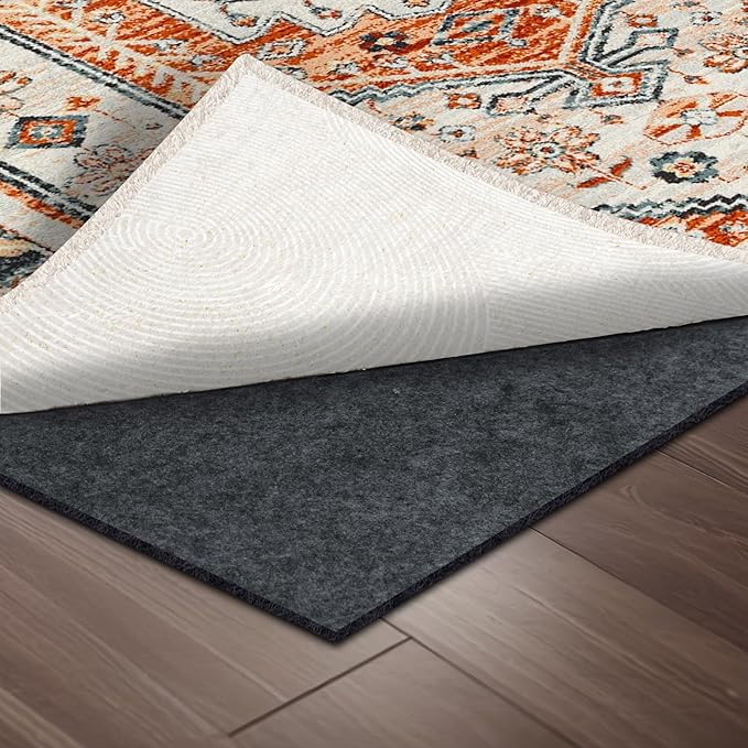 100% Waterproof Rug pad, 2x3 ft Area Rug Non-Slip Rug Pads, Carpet Pads for All Floors and finishes, Felt pad for Hardwood Floors, Keep Carpets in Place Soft and Secure