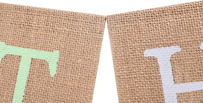 Rainbow Burlap Banner - Pastel Birthday Banner, Personalized 1st Birthday Decor, Photo Prop