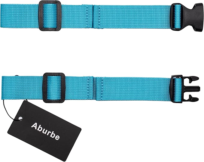 Backpack Chest Strap, Universal Add on Adjustable Sternum Strap, School Chest Belt Replacement, with Heavy Duty Quick Release Buckle Clip, for Travel, Hiking, Camping (Blue)