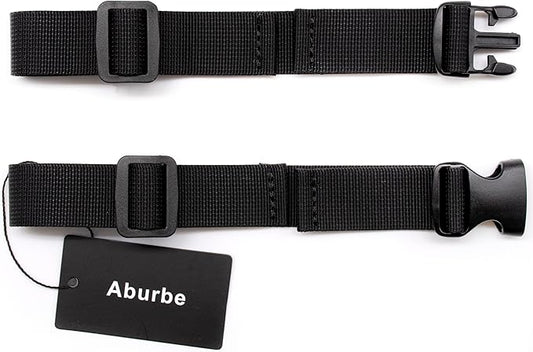 Backpack Chest Strap, Universal Add on Adjustable Sternum Strap, Chest Belt Replacement, with Heavy Duty Quick Release Buckle Clip, for Travel, Hiking, Camping, School(Black)