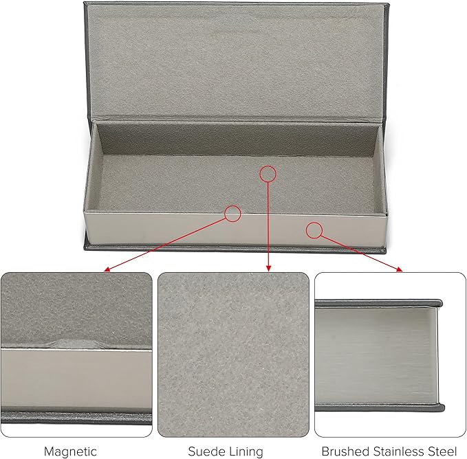 2Pack Leather Glasses Case for Women Men Book-like Hard Shell Eyeglass Bag With Carrying Strap Soft Sunglasses Pouch