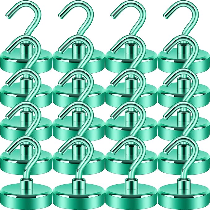 Neosmuk Magnetic Hooks, Cruise Ship Essentials, 26#,Green