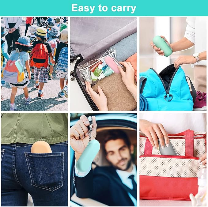 10 Sets Silicone Straws with Case, Reusable Straws Silicone Foldable, Portable Drinking Straw Set for Party Travel Cold or Hot Straw with Carry Case, Cleaning Brush(Light Color)