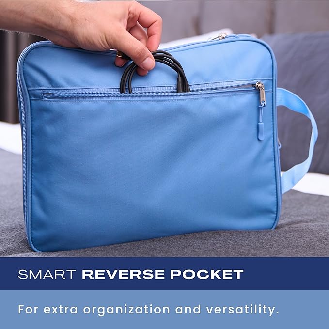 Compression Packing Cubes, 4 Set Packing Cubes for Travel, Travel Essentials for Men, Compressible Package Organizer for Suitcases, Navy Blue