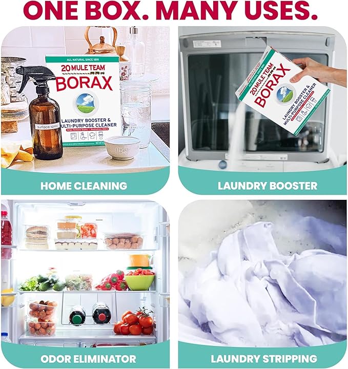 Borax 20 Mule Team Detergent Booster, 65 Oz