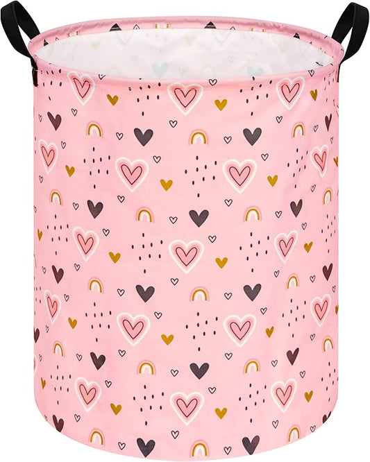 Round Laundry Basket Storage Bins Nursery Hamper Gift Baskets for Home,Office,Home Decor