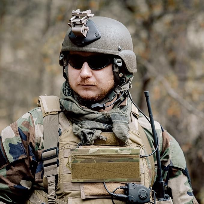 Qavctw Tactical Admin Pouch Bag with Hook and Loop Tool Storage Bag Snack Pouch Candy Bag Hanging Pouches Backpack Accessory Pouch