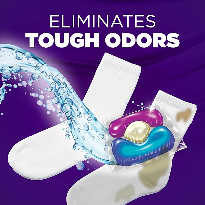 Arm & Hammer Plus OxiClean With Odor Blasters Laundry Detergent 5-IN-1 Power Paks, 42CT (Packaging may vary)