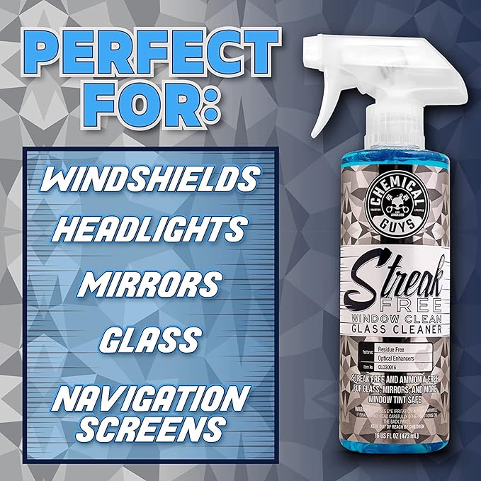 Chemical Guys Exterior Wash And Shine Kit With Storage Bag Car Wash Soap Glass Cleaner Tire And Trim Dressing Microfiber Towels Giftable Car Care Set