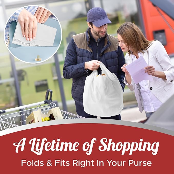 Simply Cool 450-Pack Reusable Eco-Friendly Grocery T-Shirt Shopping Bags 21.5"x12.2"x7.2" Durable, Recyclable Washable Foldable Portable Shopping Tote Bags Bulk