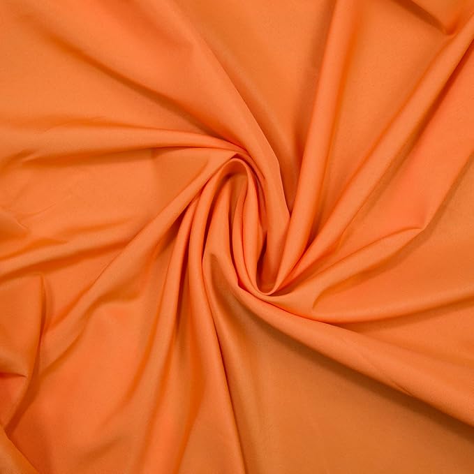 Gee Di Moda Fitted Tablecloth - 72 x 30 Inch Orange Floor-Length Fitted Table Cloth for 6 Foot Rectangle Table, Heavy Duty Washable Fabric for Parties, Dinner, Weddings, Baby Shower & Trade Show