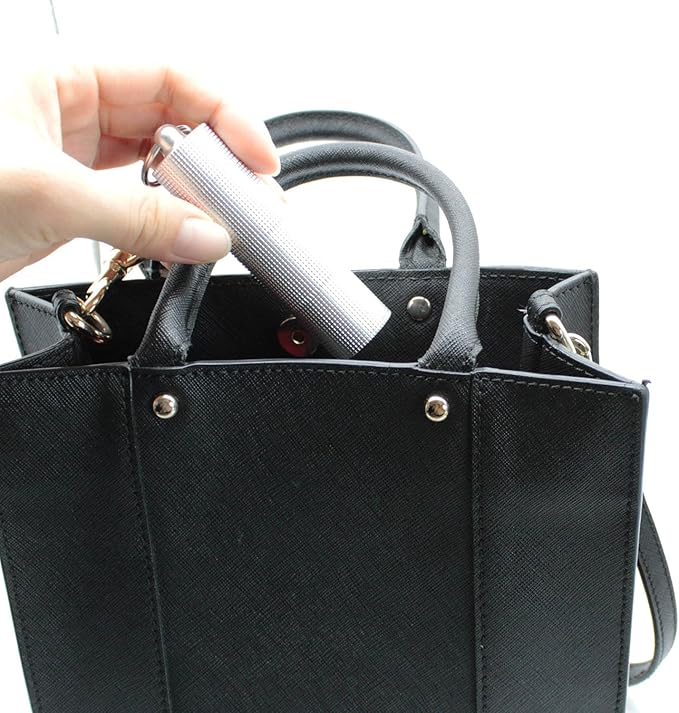 PPFISH Portable Daily Pill Case, 3 Compartments Anti-Skid Aluminum Alloy Waterproof Pill Box Dispenser, Small Pocket Pill Container, Keychain Pill Fob, Travel Pill Holder for Men Women