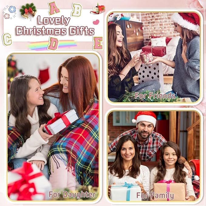 TOPEAST Preppy Makeup Bag, Personalized Initial Bags with Zipper, Cute Makeup Pouch, PU Leather Waterproof Cosmetic Bag, Birthday Gift for Daughter, Preppy Things for Girls (Brown A)