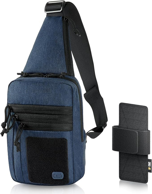 M-Tac CCW Sling Bag for Men & Women - EDC Shoulder Bag Tactical - Crossbody Concealed Carry Bag - Mens Chest Pack