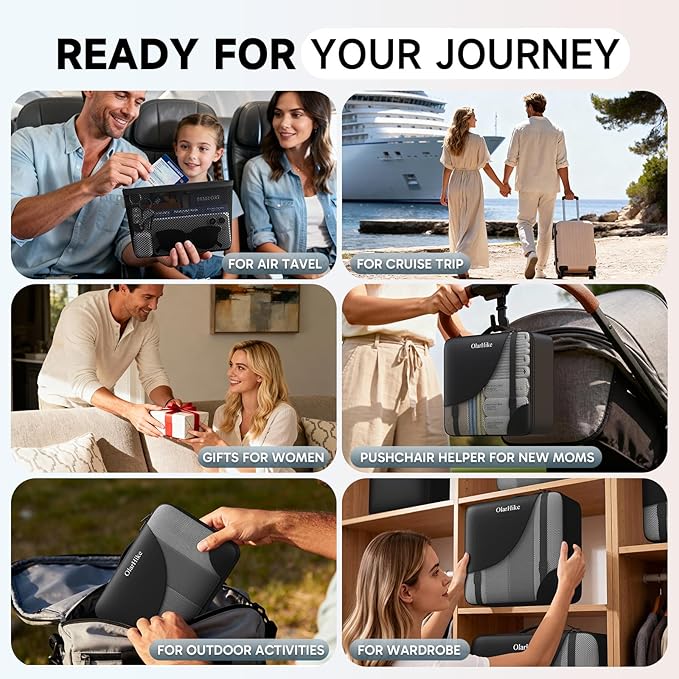 11 Set Packing Cubes for Travel, Gifts for Women Mom, Anti-Tearing Suitcase Organizer, OlarHike Vacation Essentials & Accessories for Cruise Ship