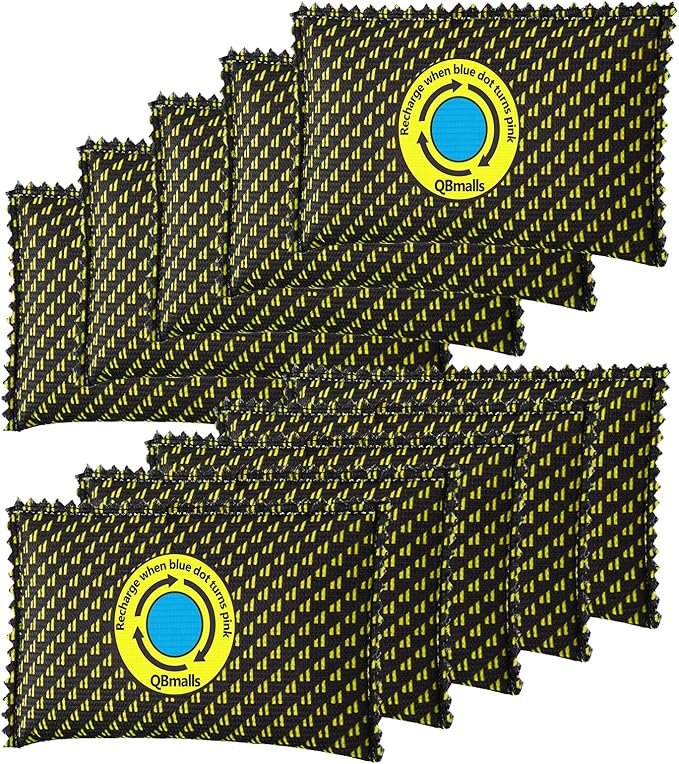 100g Rechargeable Desiccant Pack of 10,Moisture Absorber for Storage Bins,Gun Safes,camper and Cars,Desiccant Dehumidifier for Closets,Drawer,Luggage and Small Spaces