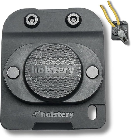 MagMaster | Magnetic Tool Holder - Strong Clip-On Belt Magnet Holster for Screws, Nails, Hammer, Sockets, Pliers, Screwdriver, Trowel, Drill Bit, Wrench, or Any Magnetic Tools and Hardware