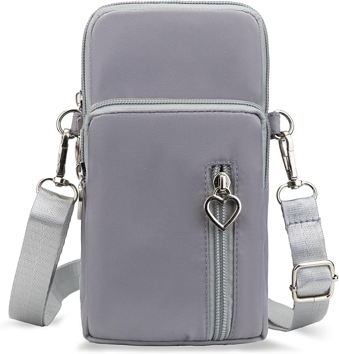 JANKS Small Crossbody Bag for Women - Mini Phone Purses with Crossbody Strap and Wallet - Nylon Arm Bag