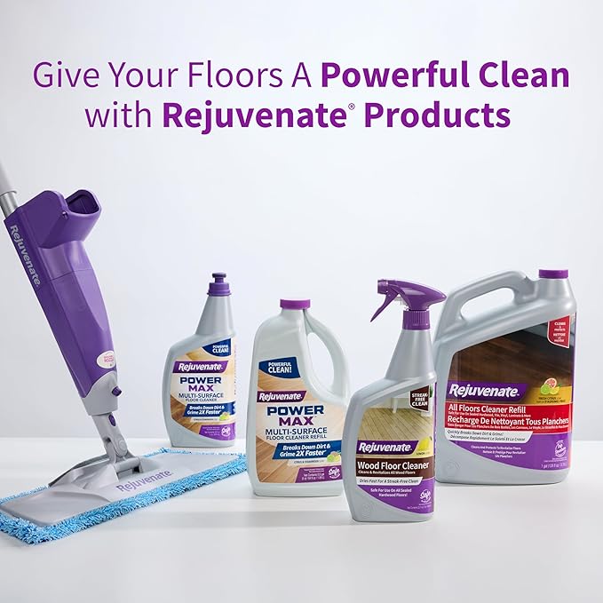 Rejuvenate Floor Cleaner, 1 gal, Bottle, Ready to Use, Liquid, For All Floors HG-R55034-1 Each