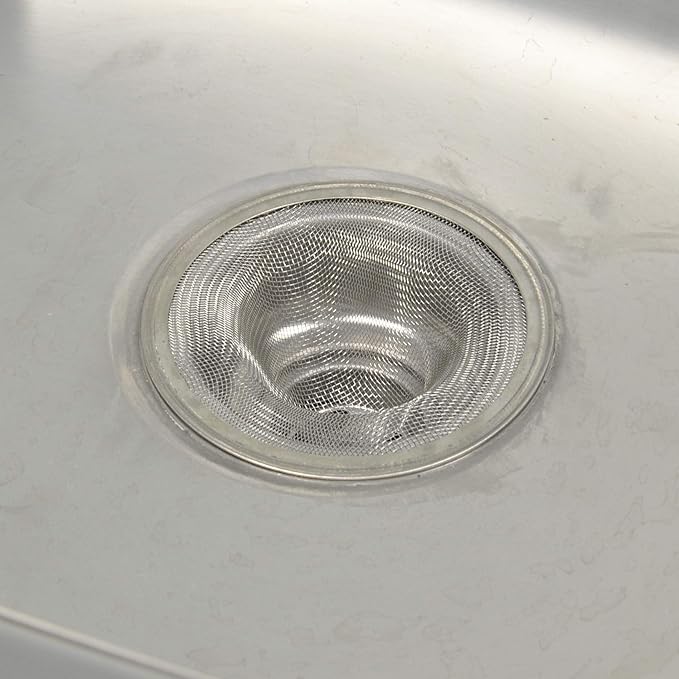 Danco 88820 2 in. Mesh Bathroom Lavatory Sink Strainer, Stainless Steel (Pack of 2)