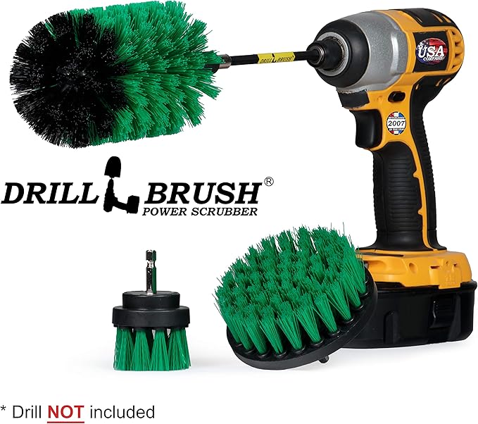Kitchen Cleaning Supplies with Long Reach Extension - Oven Scrubbing Complete Kit - Microwave Cleaning Tools - Countertop Scrubber Brush Set - Fridge Cleaner and Scrubbing Tools - Kitchen Sink Brush