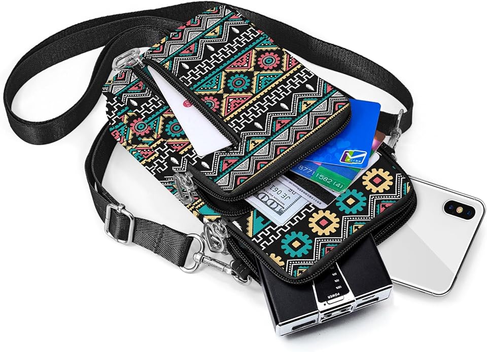 BIAOTIE Lightweight Small Crossbody Bags Cell Phone Purses Travel Pouch Shoulder Bag for Women