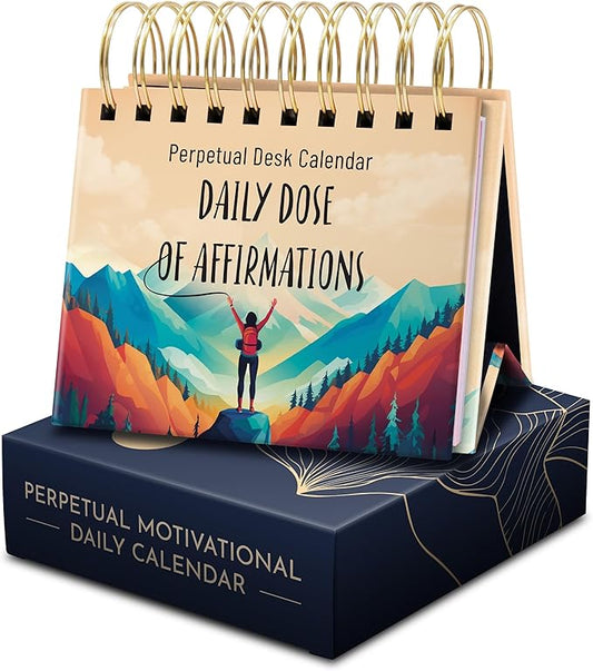 RYVE Daily Affirmation Calendar – Motivational Desk Calendar with Daily Affirmations for Women, Positive, Motivational and Inspirational Gifts, Office Gifts for Women, Office Desk Accessories