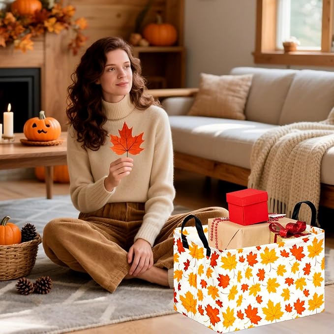 Rectangle Gift Shelf Nursery Storage Basket Laundry Hamper Storage Box and Bins for Home Clothes with Handles