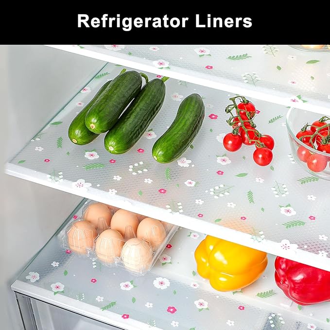 Cooyes Shelf Liner – Premium Non-Adhesive Cabinet & Drawer Liner for Kitchen – Waterproof Shelf Paper with Modern Pattern – Durable EVA Cabinet Mat – Easy to Cut (17.5" W x 197" L)