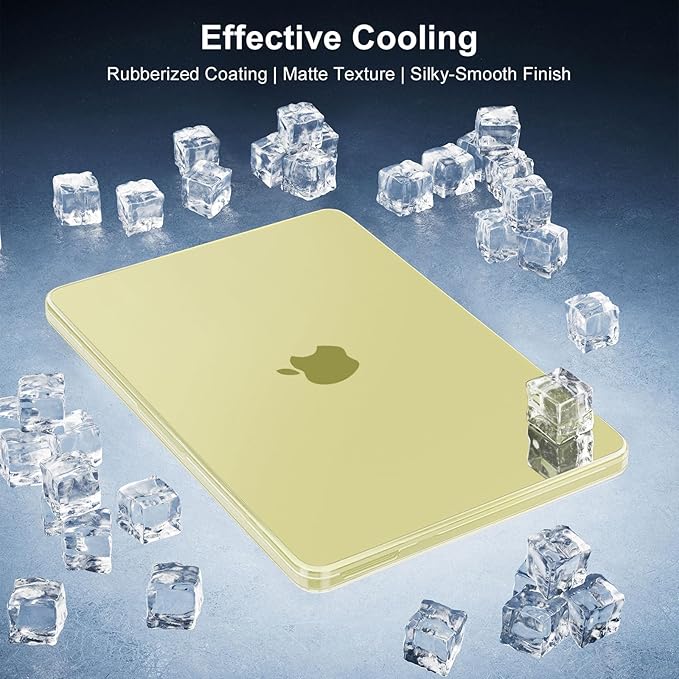 MOSISO Compatible with MacBook Neo Case 13 inch 2026 Release Model A3404 with A18 Pro Chip, 4 in 1 Kit Precision Fit Crack & Scratch Resistant Protective Hard Shell Case Cover, Citrus