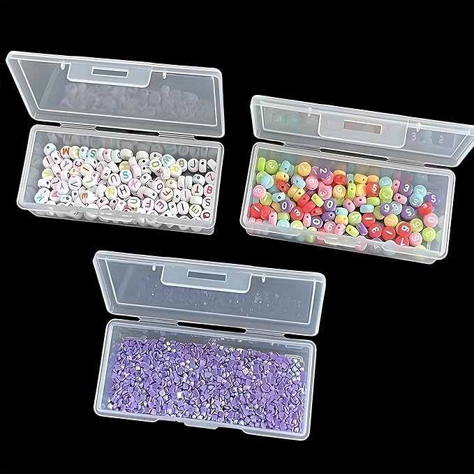 Plastic File Storage Box Bead Organizer- 25PCS Suitable For A4 Paper,Tool Storage,Electronic Parts,Bead Storage,Photo Organizer,Scrapbook,Sewing,Jewelry Making,Diamond Art,Small Parts