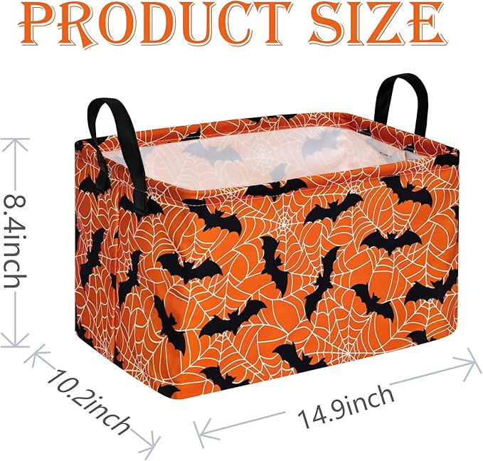 Rectangle Gift Shelf Nursery Storage Basket Laundry Hamper Storage Box and Bins for Home Clothes with Handles