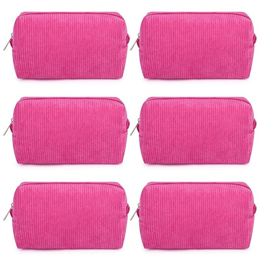 SOIDRAM Makeup Bag Preppy Cosmetic Bag Bulk Makeup Pouch Personalize Travel Toiletry Bag Organizer Cute DIY Makeup Brushes Storage Bag for Women