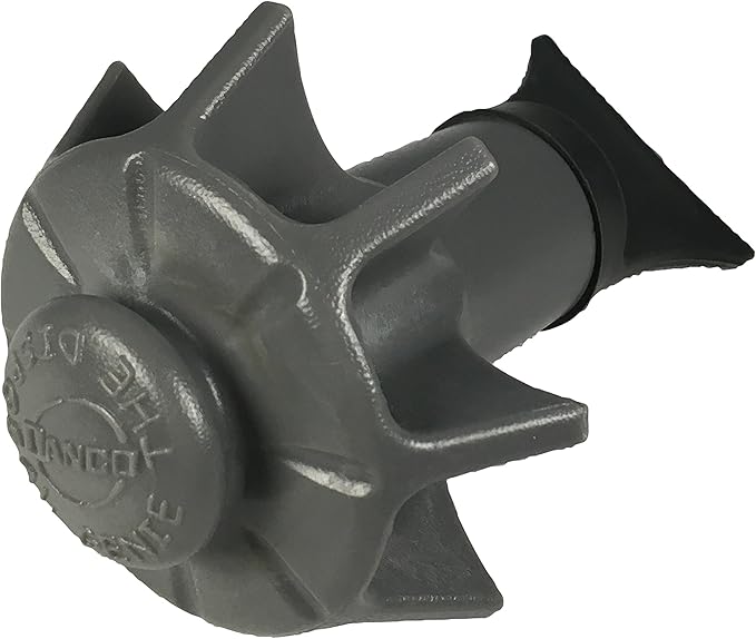 DANCO Disposal Genie Garbage Disposal Strainer | Kitchen Sink Drain Splash Guard | Food Scraper | Gray (10056), Gray1