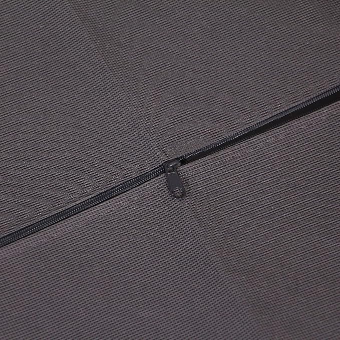 DIOMMELL 4 Pack Foldable Cloth Storage Box Closet Dresser Drawer Organizer Fabric Baskets Bins Containers Divider for Clothes Underwear Bras Socks Lingerie Clothing, Dark Grey 22-0000