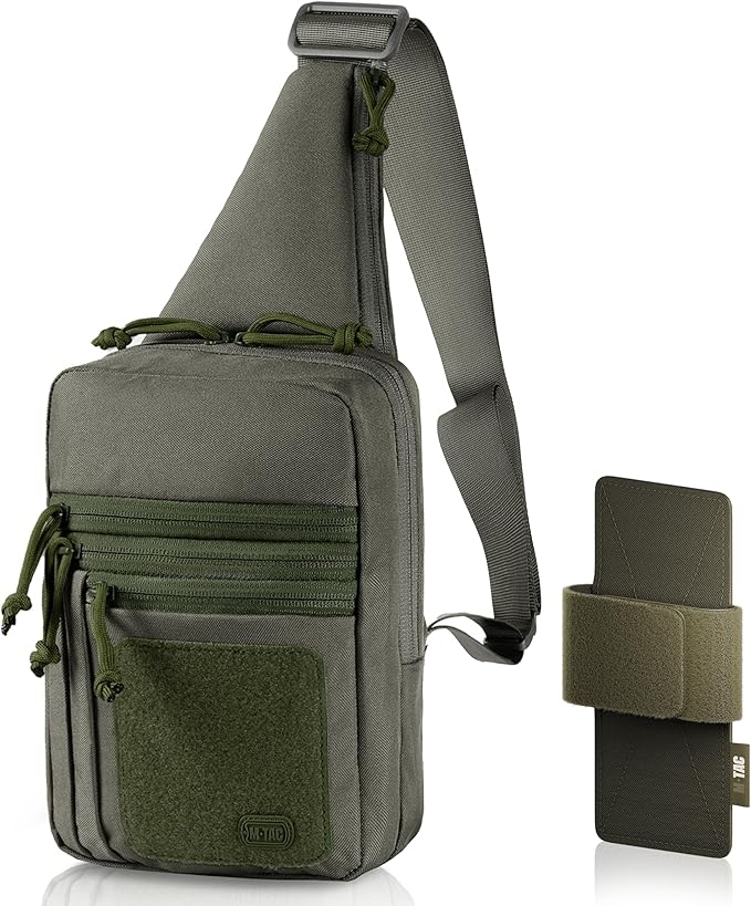 M-Tac CCW Sling Bag for Men & Women - EDC Shoulder Bag Tactical - Crossbody Concealed Carry Bag - Mens Chest Pack
