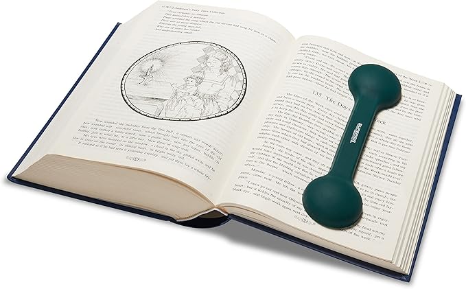 Bookmark/Weight-Page Holder-Holds Books Open and in Place-Green-by Superior Essentials