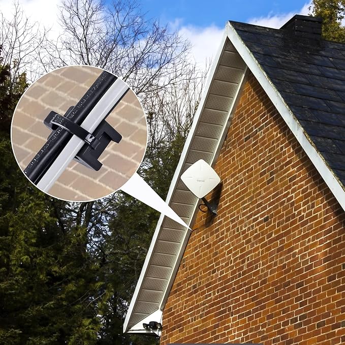 100 Pcs Cable Zip Tie Saddle Type Mounts Base with 8" Cable Ties Tapping Screw, Wire Cable Clips Organizer Holders Clamps Black