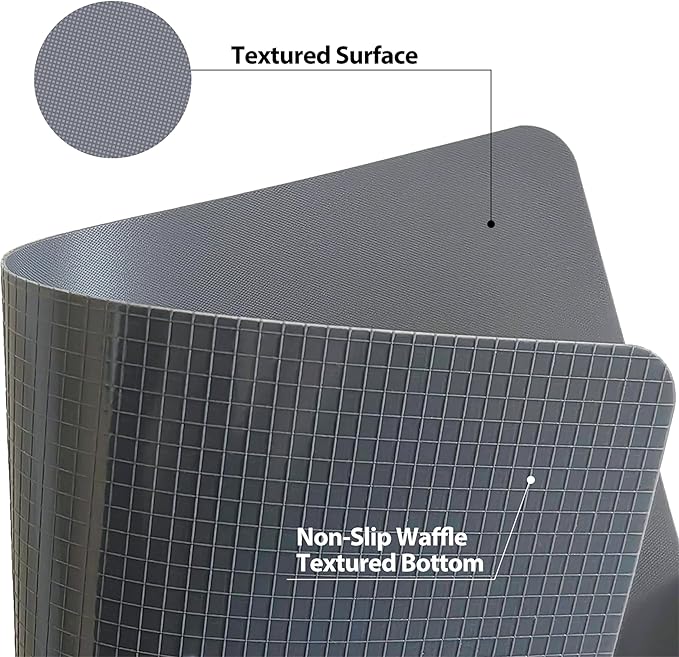 WK Flexible Plastic Cutting Boards for Kitchen, 6 Pieces Cutting Board Mats, Thin Cutting Board Sheets, Dishwasher Safe, BPA Free, Multi Sizes Set of 6