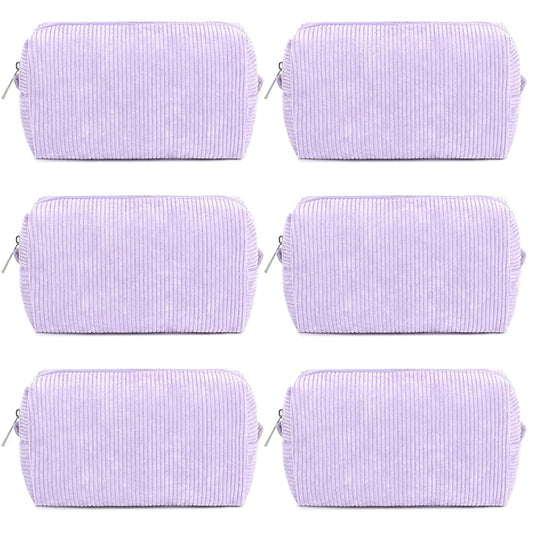 SOIDRAM Makeup Bag Preppy Cosmetic Bag Bulk Makeup Pouch Personalize Travel Toiletry Bag Organizer Cute DIY Makeup Brushes Storage Bag for Women