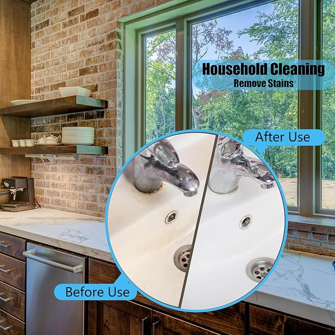 2024 New Upgrade Toilet Cleaning Screens Toilet Cleaner Hard Water 5.5 x 4 Inch Flexible Scrubbing Pads Remove Calcium Deposits Carbon Rust for Toilet Kitchen