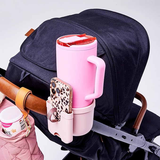 BrüMate Era Flip 40oz Tumbler with 100% Leakproof Covered Straw Lid | Hygienic Covered Straw | Insulated Stainless Steel Water Bottle with Handle | Cup Holder Friendly | BPA-Free (Primrose)