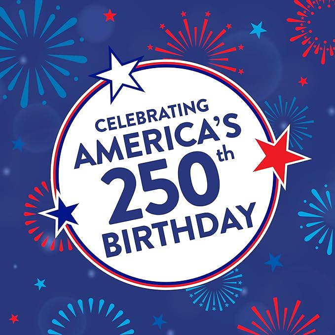 Hefty Party On Disposable Plastic Party Cups, 76 Count, 16 Oz Cups in Assorted Patriotic Colors and 18 Oz Clear Cups with Festive Firework Print for Fourth of July Celebrations and Summer Entertaining