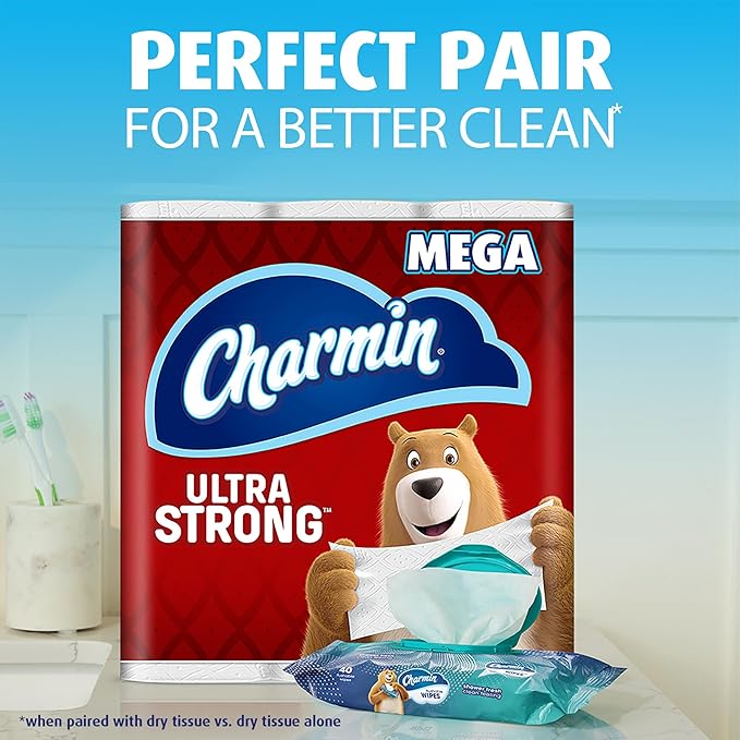 Charmin Flushable Wipes, 480 Total Wipes (24 Packs of 40)