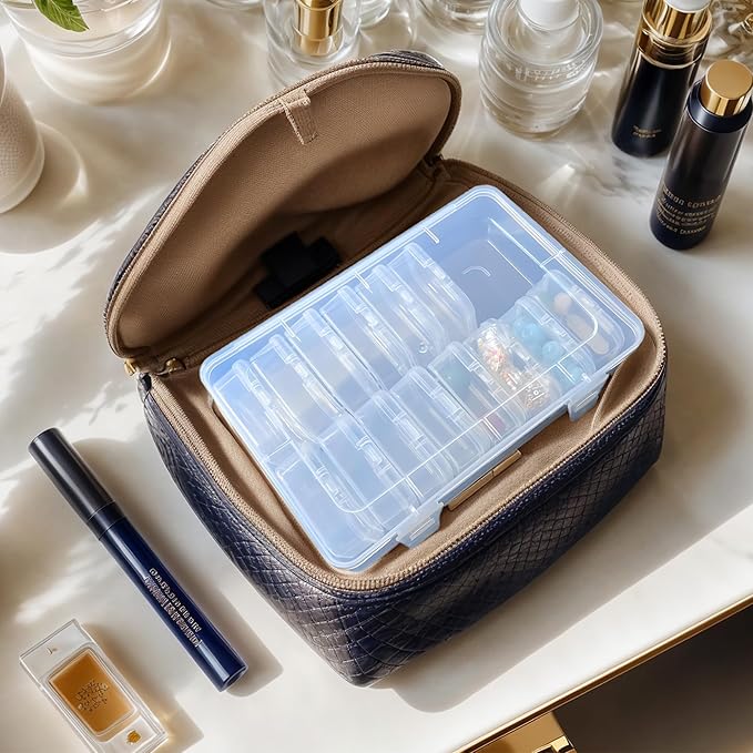 Small Bead Organizers Mini Clear Bead Storage-16 pcs Clear Plastic Boxes For beads organization,DIY project,nail art tools,diamond, building blocks,small items,with Sheets Label Stickers