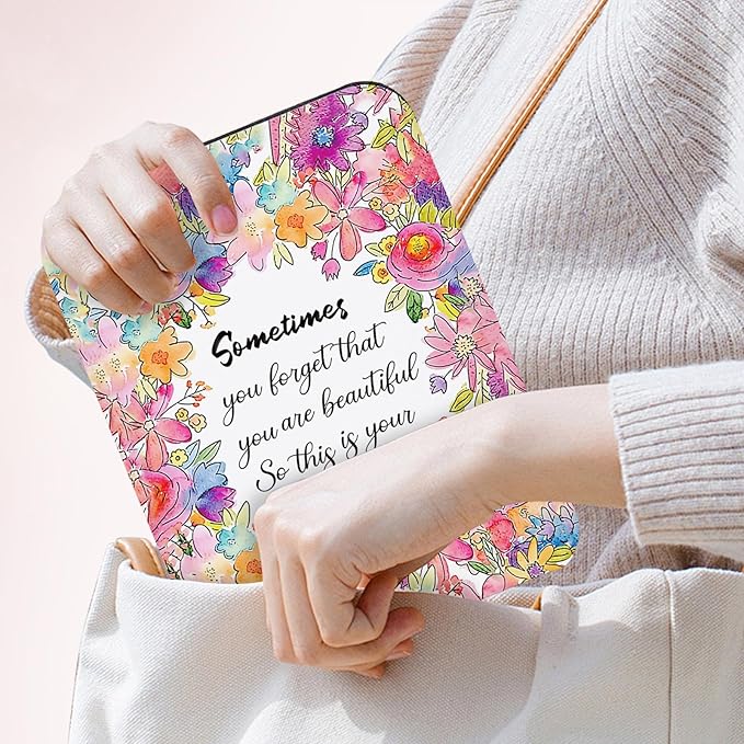 Folding Mirror Portable, Travel Makeup Compact Mirror PU Portable Adjustable Rectangular Vanity Mirror with Stand, for Travel, Camping, Home, Desk, Gifts